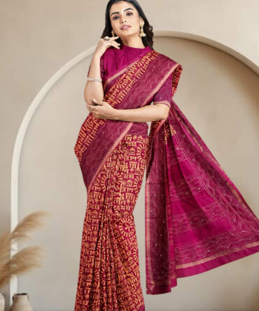 The Art of Handloom: Kantha Jori Bapta Saree