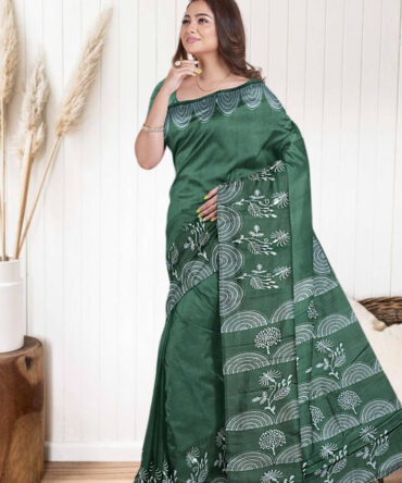 Heirloom Quality: Handpainted Bishnupuri Katan Silk Saree