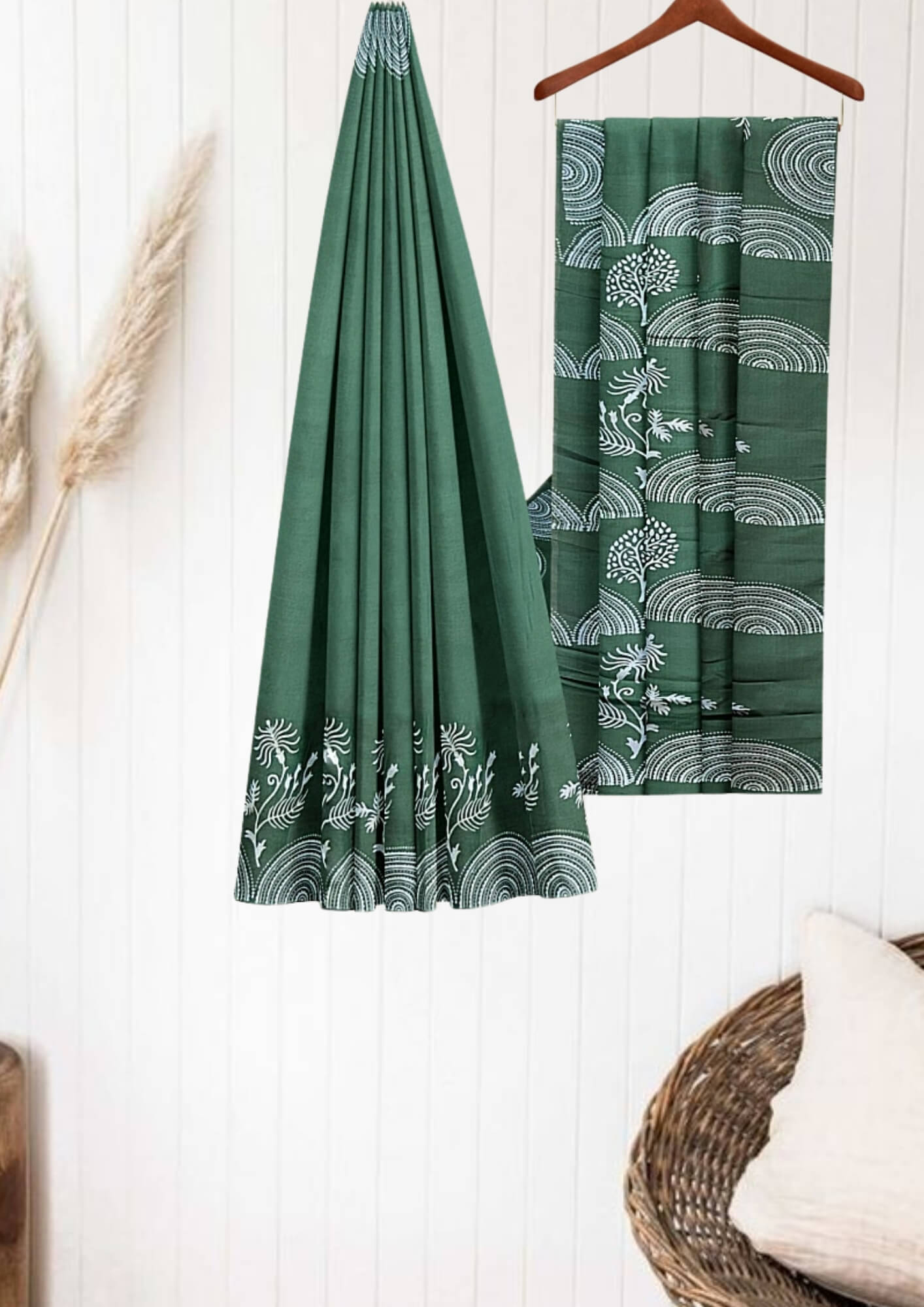 Heirloom Quality: Handpainted Bishnupuri Katan Silk Saree