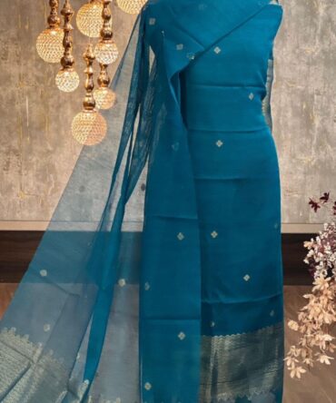 Jamdani Zari Work Suit 1