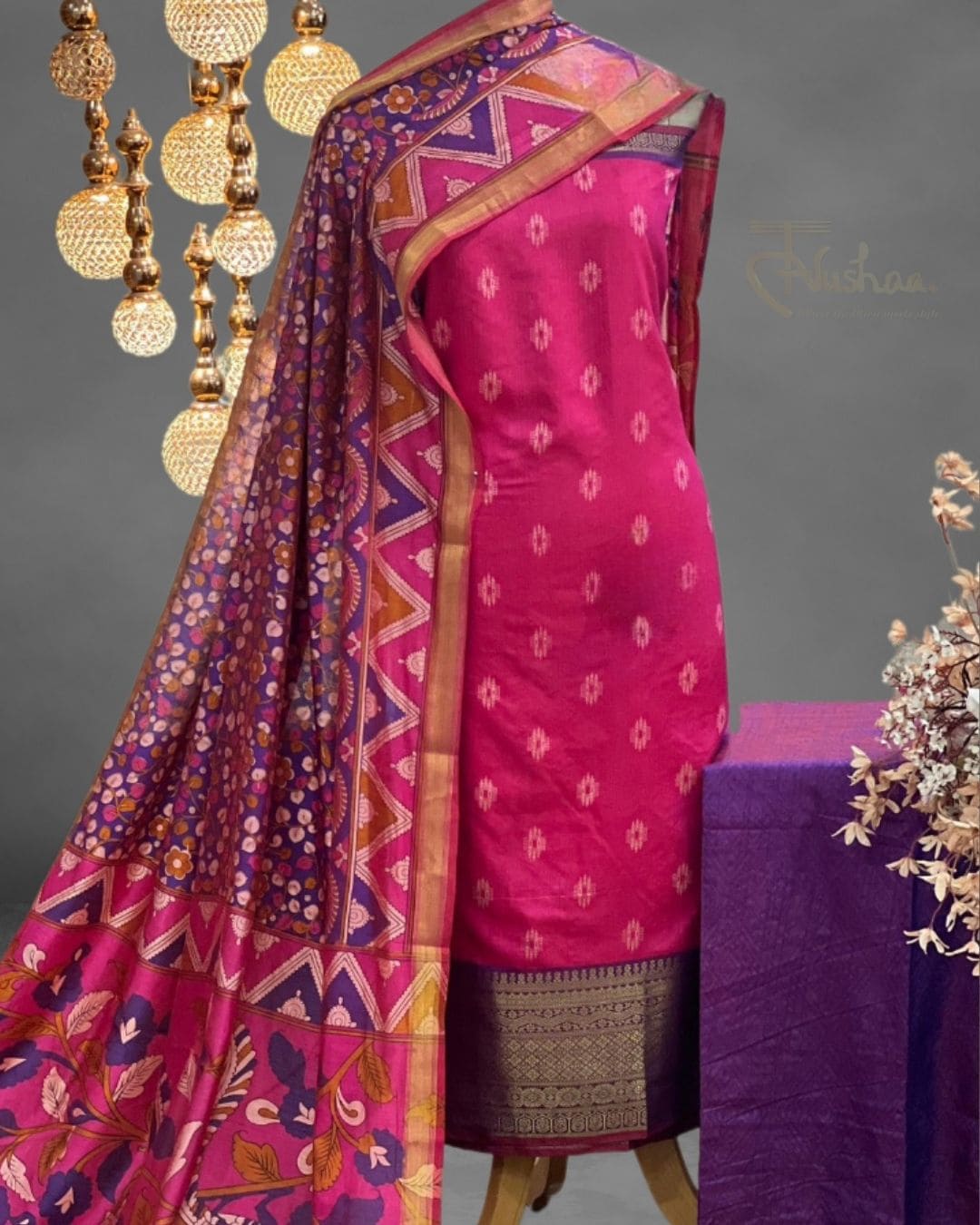 Patola Printed Silk Suit