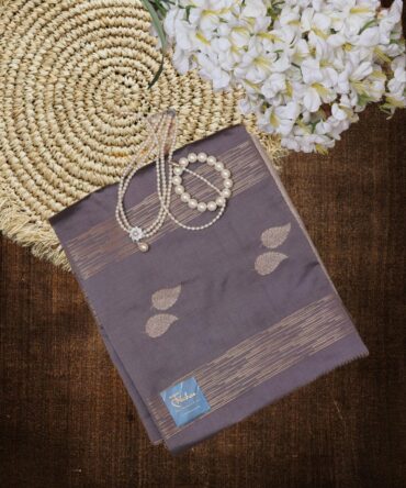 Regal Radiance: The Coffee Kanjivaram Silk Saree