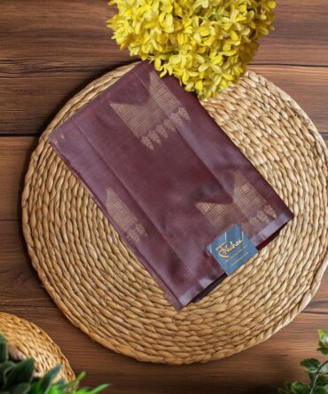 The Coffee Grey Kanjeevaram Saree: Understated Grandeur