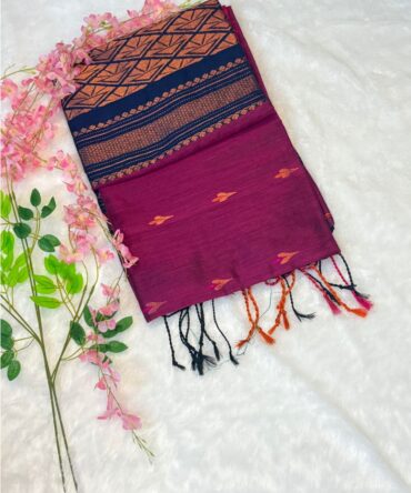 Pink Khadi Banarasi with Intricate Zari