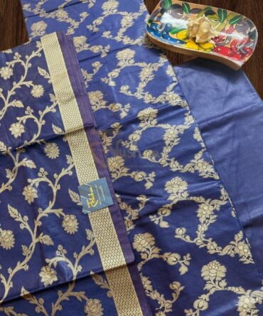 The Blue Benarasi Silk Ensemble