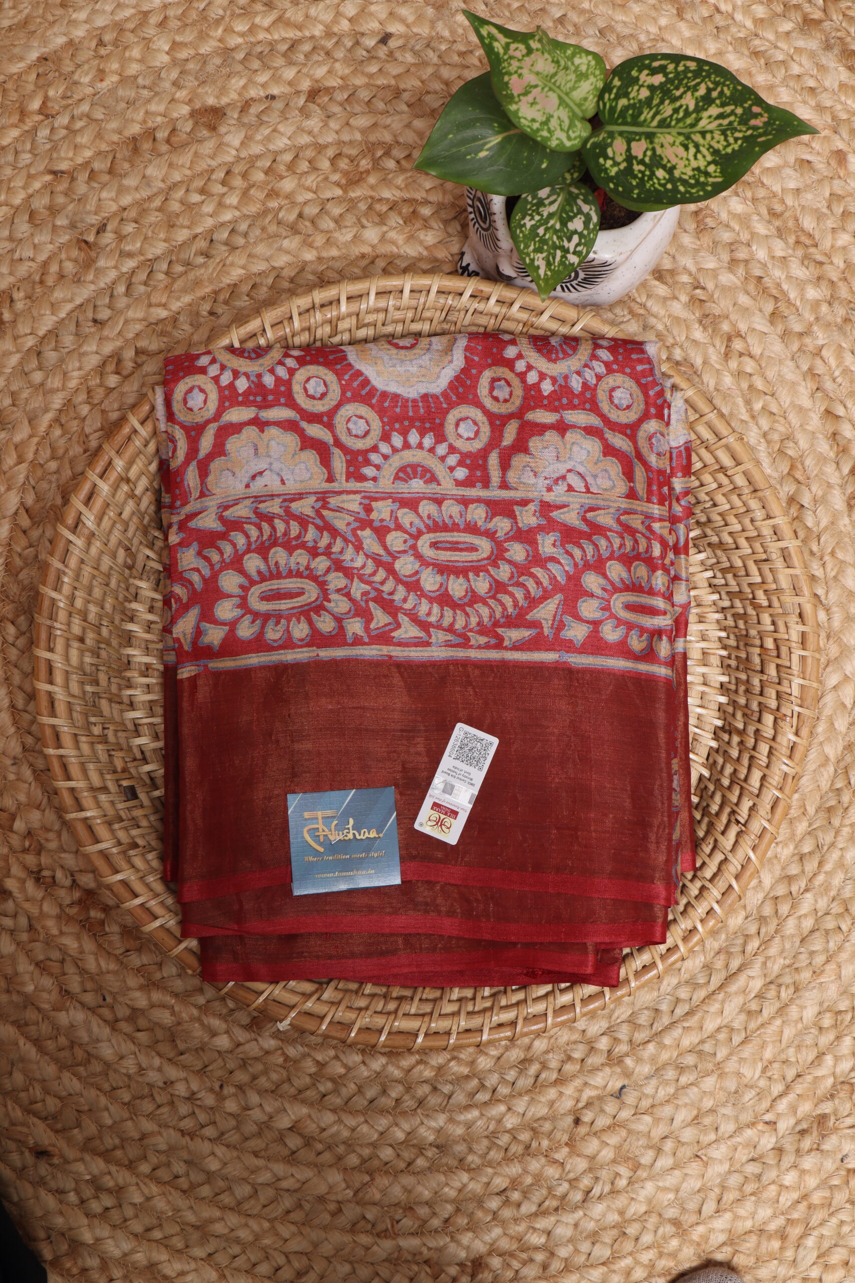 Artisanal Handpainted Gachi Tussar