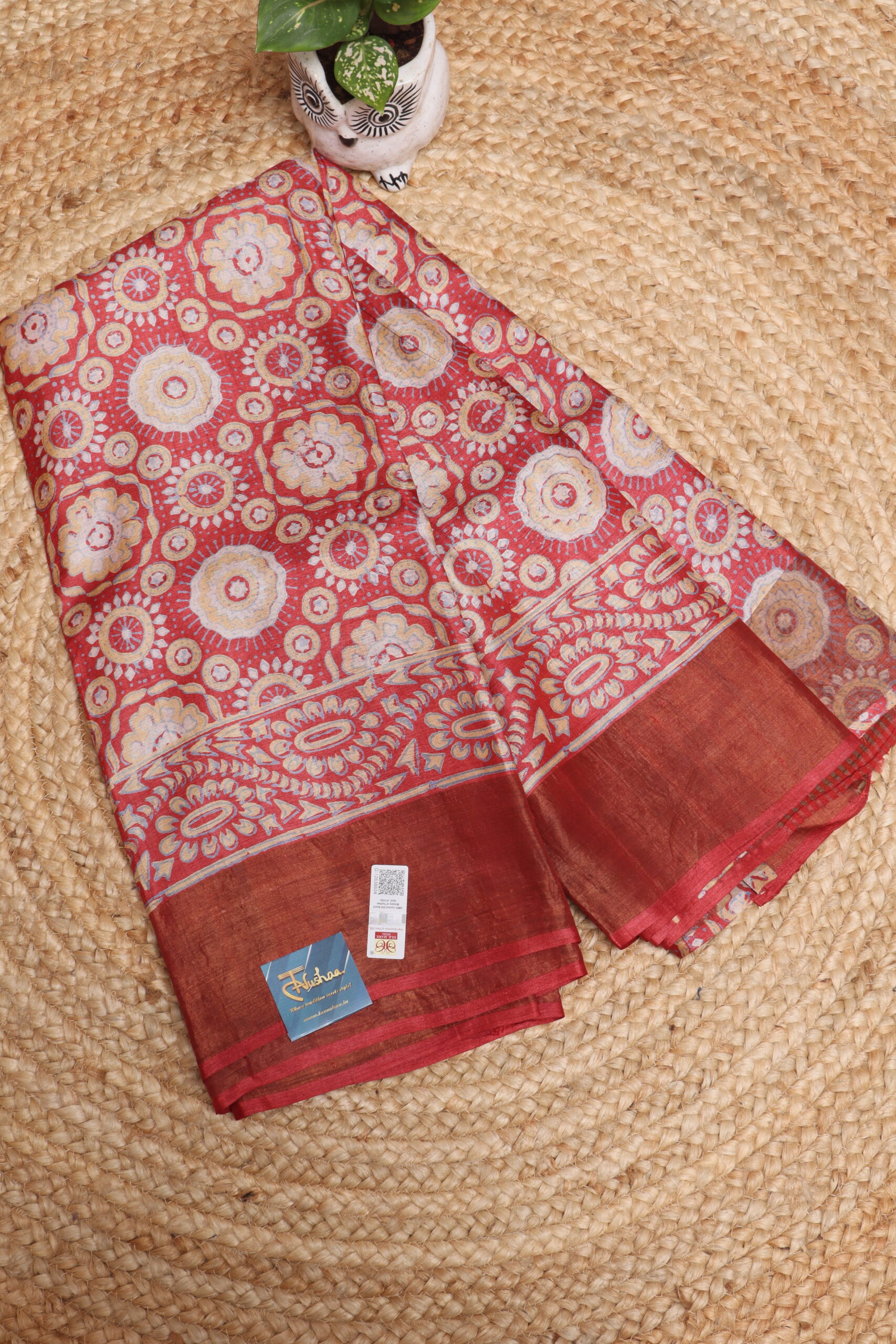 Artisanal Handpainted Gachi Tussar